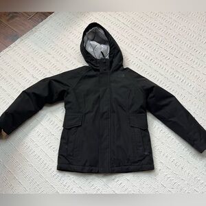 The North Face Black Puffer Jacket Ski Jacket Girls 14/16